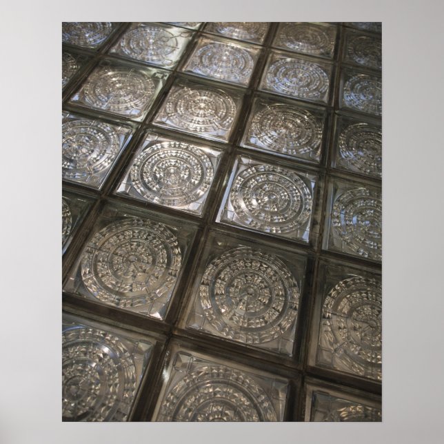 Palacio de Communicaciones, glass flooring Poster (Front)