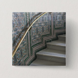 Palacio de Communicaciones, Moorish tiles 15 Cm Square Badge