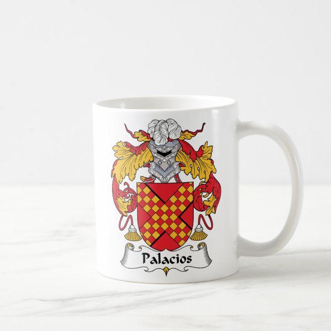 Palacios Family Crest Coffee Mug (Right)