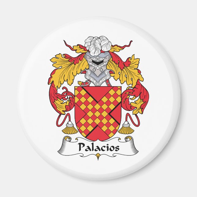 Palacios Family Crest Magnet (Front)