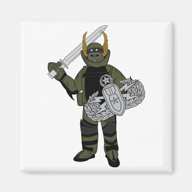 Paladin Bomb Suit Magnet (Front)