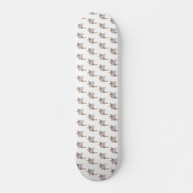Paladin Dice Design Skateboard (Front)
