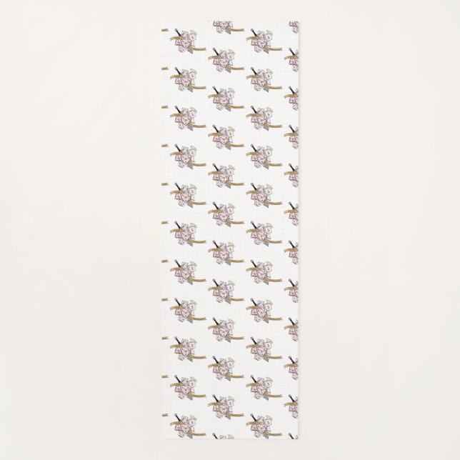Paladin Dice Design Yoga Mat (Front)