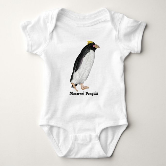 Palaeeudyptes Extinct Penguin Baby Bodysuit (Front)