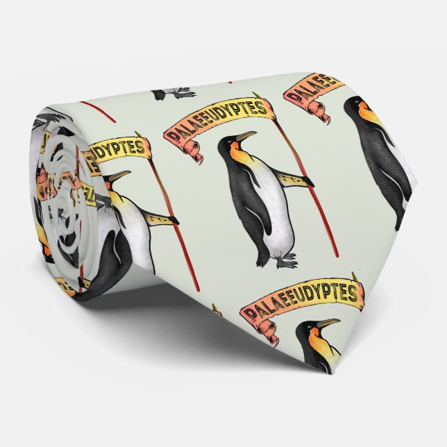 Palaeeudyptes Extinct Penguin Tie (Rolled)