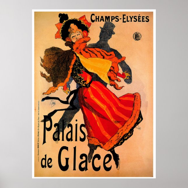 Palais de Glace 1896 ~ Vintage Poster (Front)