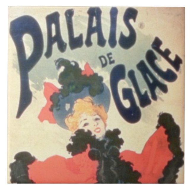 Palais de Glace, Champs Elysees, Paris, 1894 (colo Tile (Front)