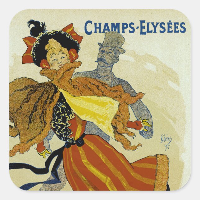 Palais de Glace Square Sticker (Front)