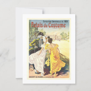 Palais du Costume from the 1900 Exposition Postcard