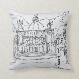 Palais Garnier Opera House Paris, France Cushion