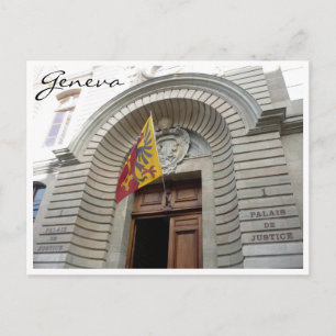 palais justice geneva postcard