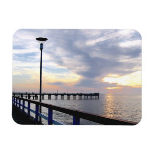 Palanga Pier Sunset, LITHUANIA – Magnet