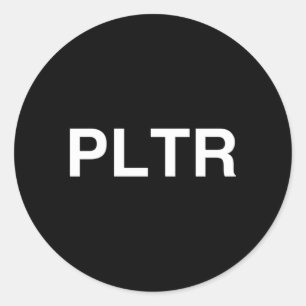 Palantir Ticker Classic Round Sticker