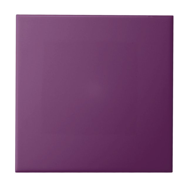Palatinate Purple Solid Colour Tile (Front)