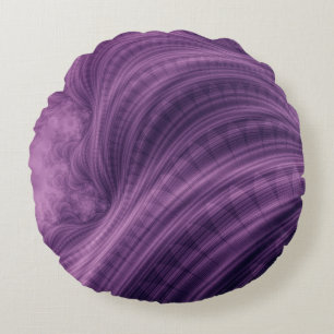 Palatinate Purple Texture Round Cushion