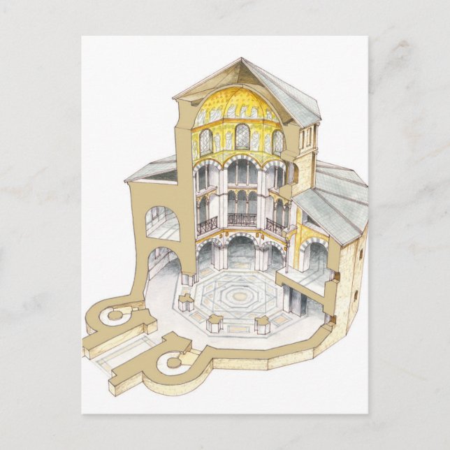 Palatine Chapel. Aachen. Germany Postcard (Front)