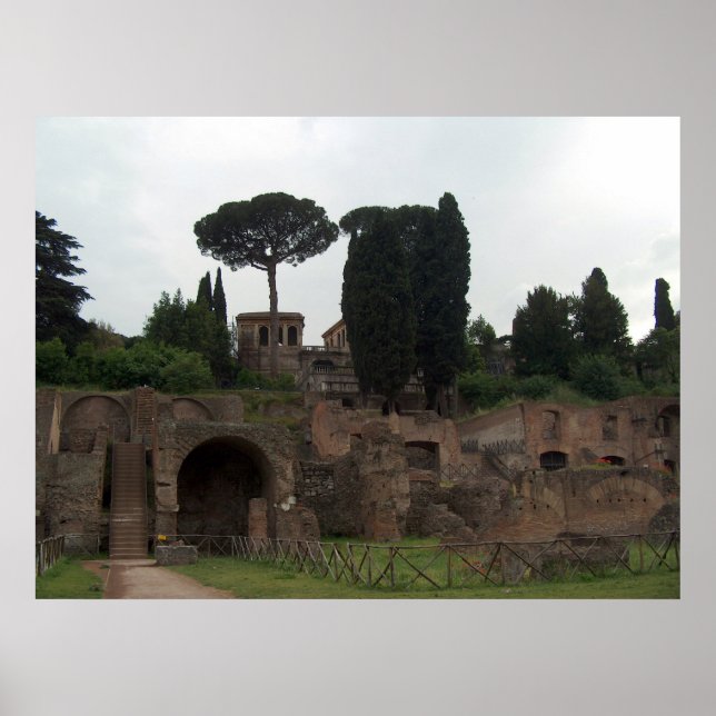 Palatine Hill in Rome, Italy Poster (Front)