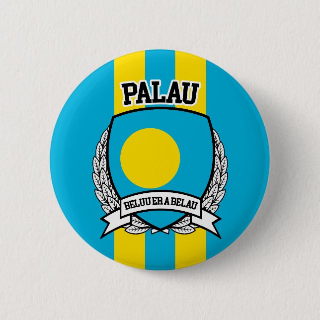 Palau 6 Cm Round Badge (Front)
