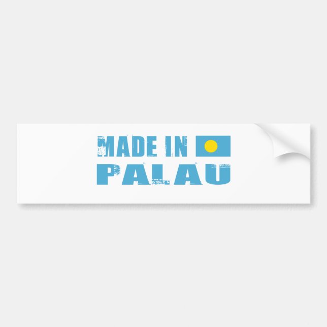 PALAU BUMPER STICKER (Front)