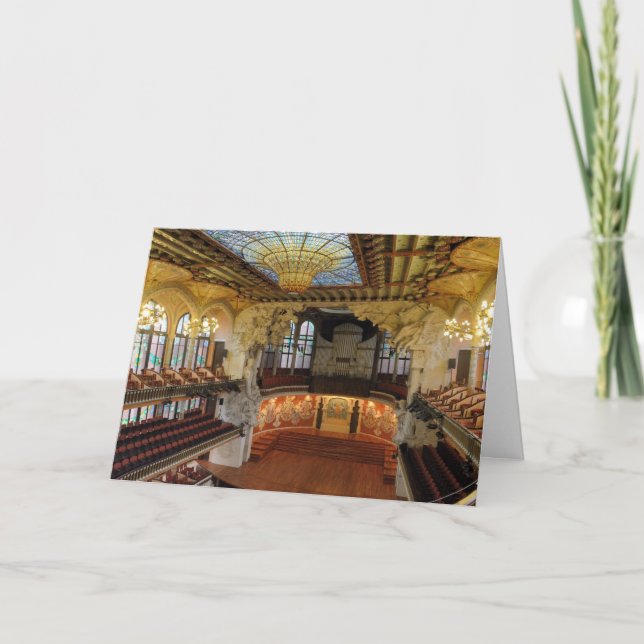 Palau de la Musica Catalana Card (Front)