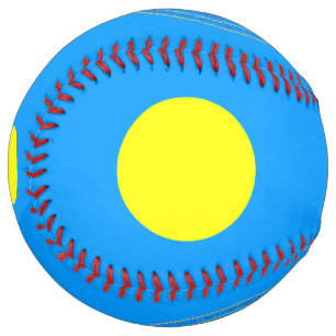 Palau Flag and Coat of Arms Patriotic Softball