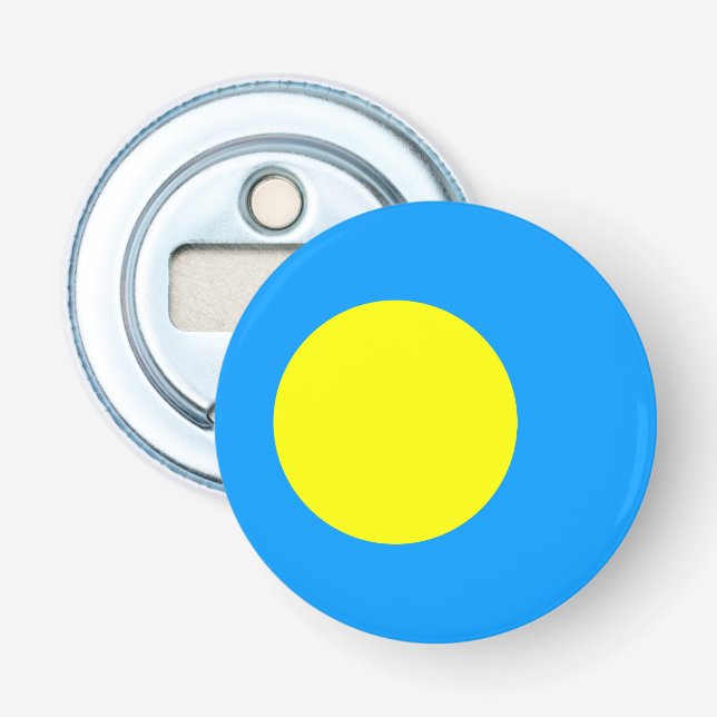 Palau Flag Bottle Opener (Front)