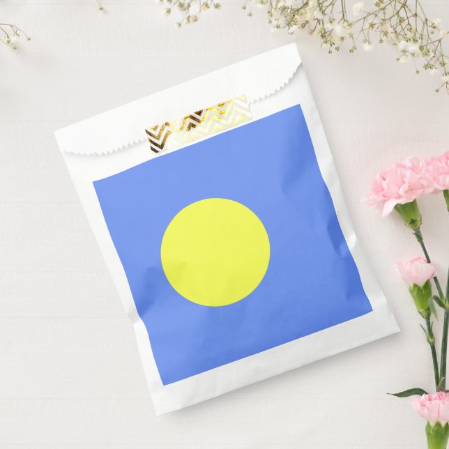 Palau flag favour bags (Sealed)