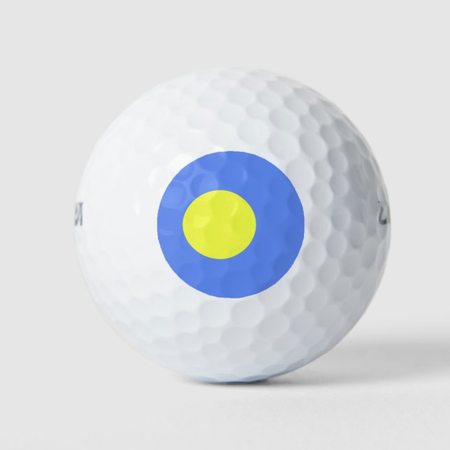 Palau flag golf balls (Front)