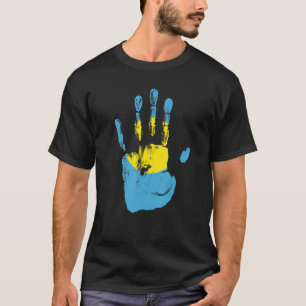 Palau Flag Hand Men Women Kids T-Shirt