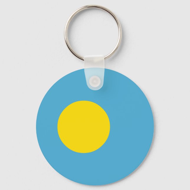 Palau Flag Key Ring (Front)