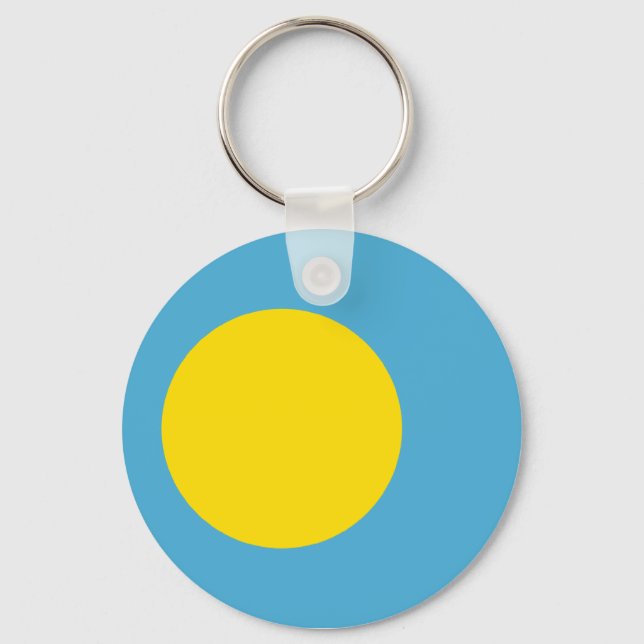 Palau Flag Key Ring (Front)
