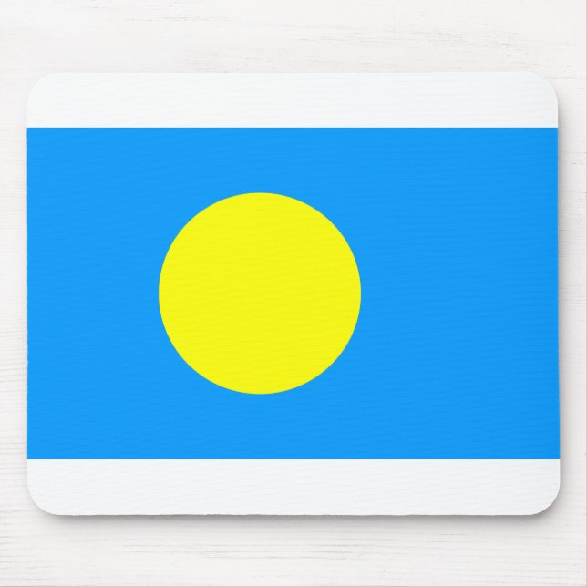 Palau Flag Mouse Mat (Front)