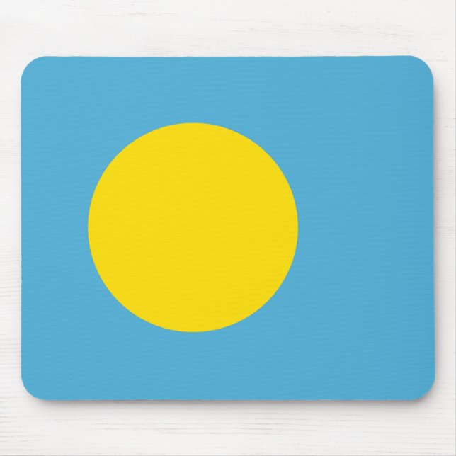 Palau Flag Mouse Mat (Front)