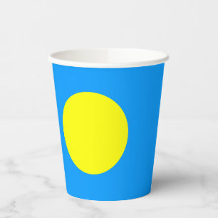 Palau Flag Paper Cups
