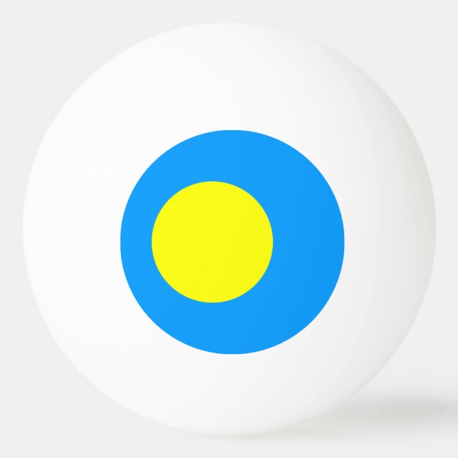 Palau Flag Ping Pong Ball (Front)
