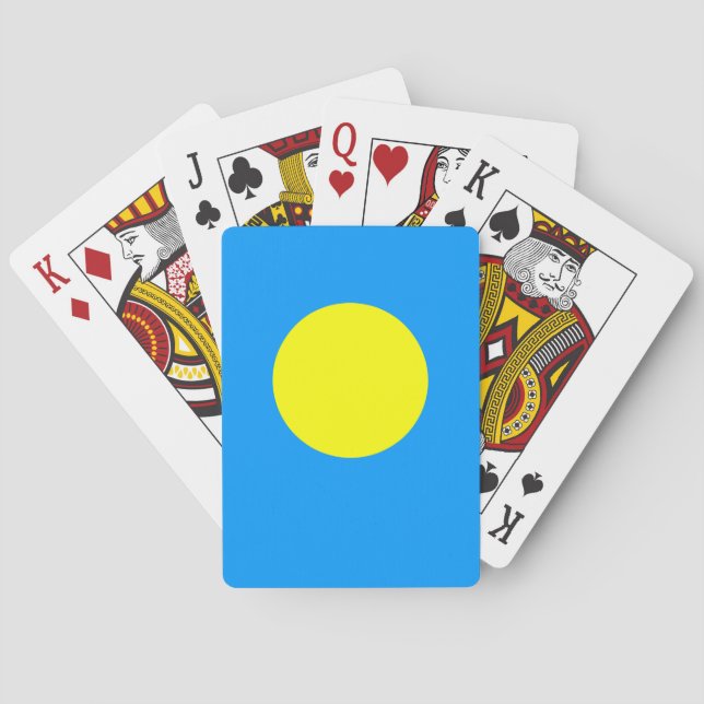 Palau Flag Playing Cards (Back)