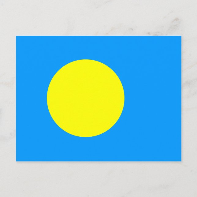 Palau Flag Postcard (Front)