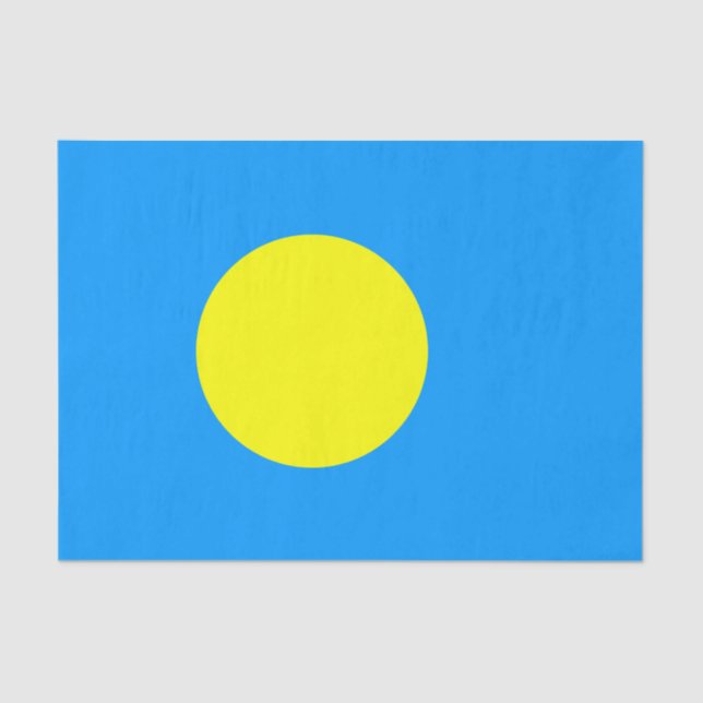 Palau Flag Tissue Paper (Front)