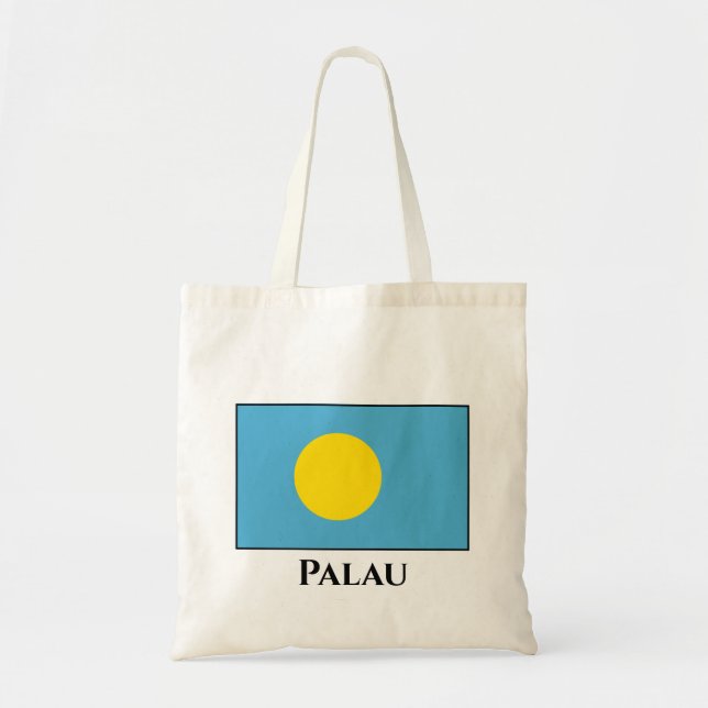 Palau Flag Tote Bag (Front)