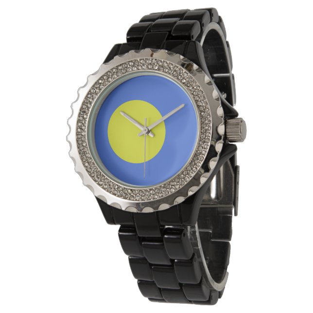 Palau flag watch (Angled)