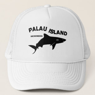 Palau Island Scuba Diving With Sharks Trucker Hat