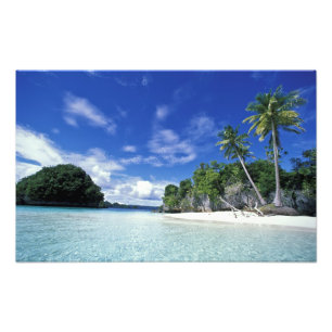 Palau, Rock Islands, Honeymoon Island, World Photo Print