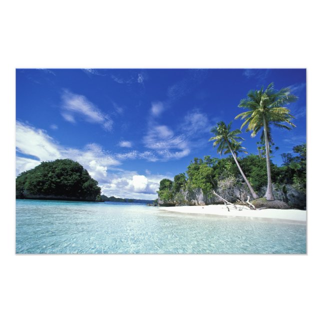 Palau, Rock Islands, Honeymoon Island, World Photo Print (Front)