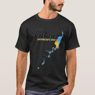 Palauan Flag Map Of Palau T-Shirt
