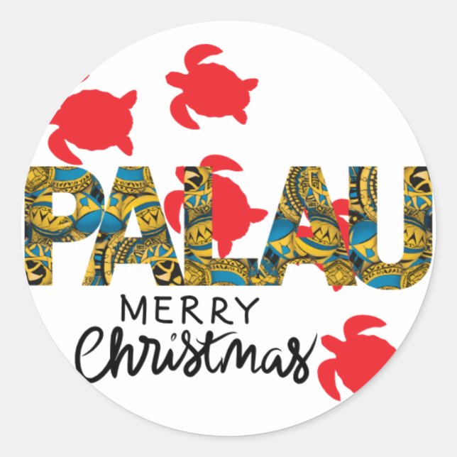 Palauan Sticker Classic (Front)