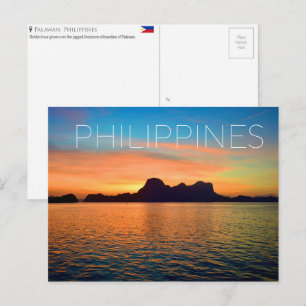 Palawan, Philippines Travel Postcard
