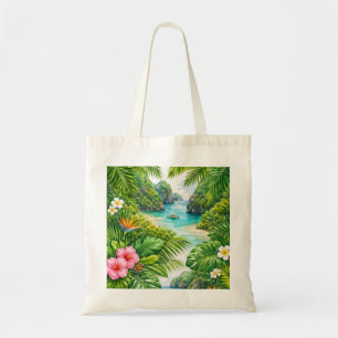 Palawan Philippines Tropical Lagoon Tote Bag