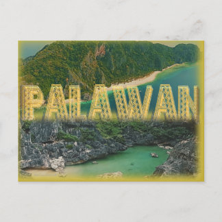 Palawan "the best island in the world" postcard