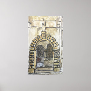 Palazzo Barberi, Montauro, Italy Canvas Print