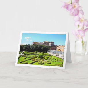 Palazzo Barberini Gardens, Rome, Italy Card